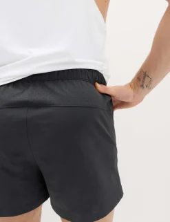 Elasticated Waist Stretch 3 Inch Sports Shorts