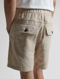 Elasticated Waist Utility Shorts