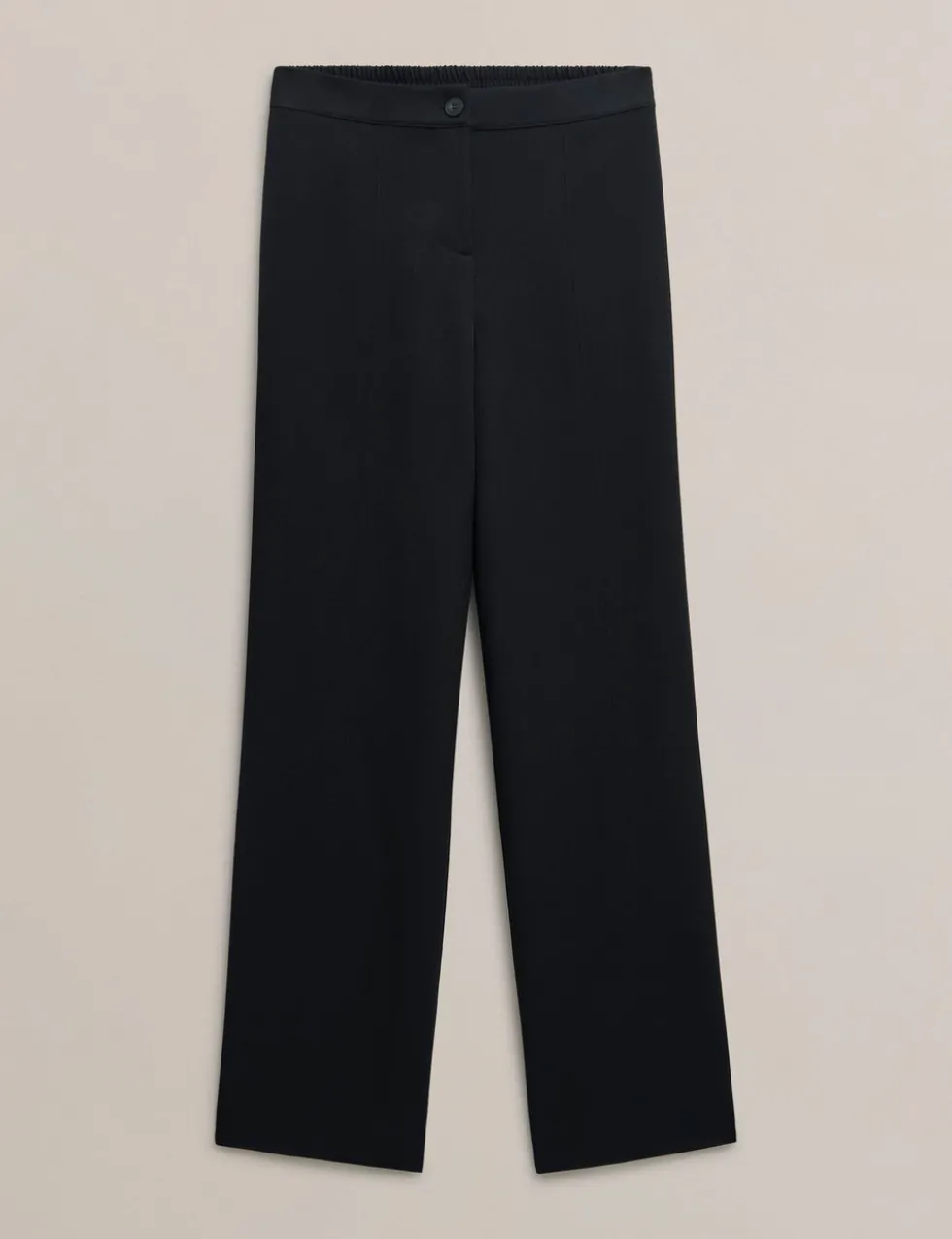 Elasticated Waist Wide Leg Trousers