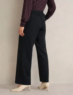 Elasticated Waist Wide Leg Trousers