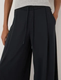 Elasticated Waist Wide Leg Trousers