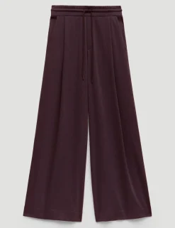 Elasticated Waist Wide Leg Trousers