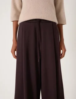 Elasticated Waist Wide Leg Trousers