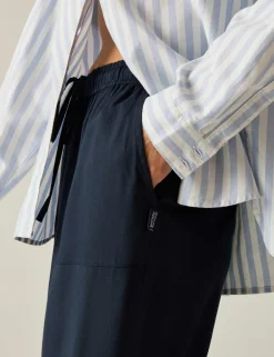 Elbrie Drawstring Straight Leg Trousers