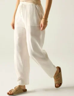 Elbrie Drawstring Straight Leg Trousers
