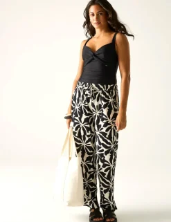 Elbrie Floral Straight Leg Trousers