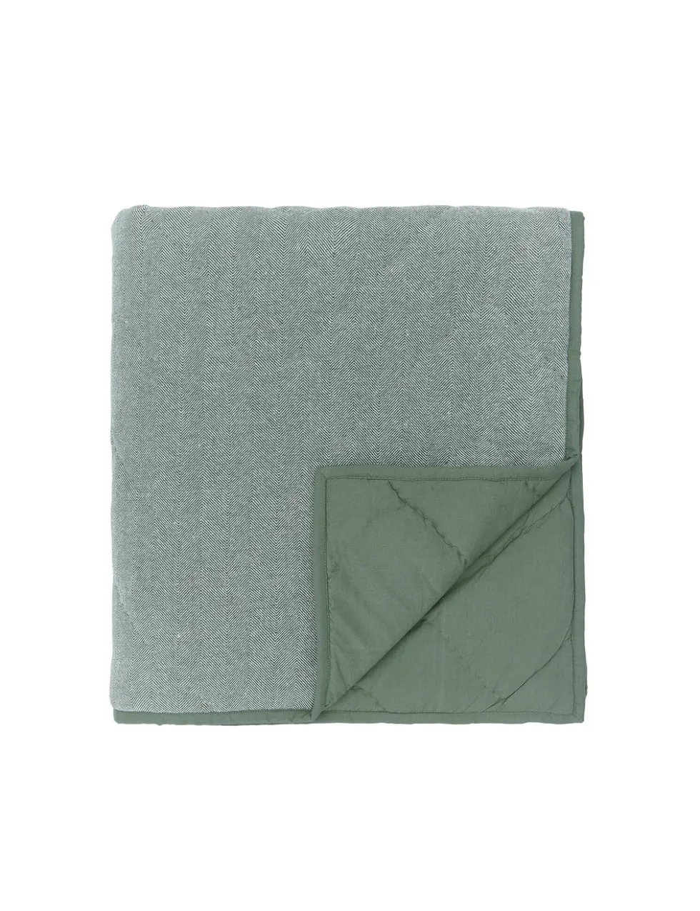 Elswyth Herringbone Quilted Throw