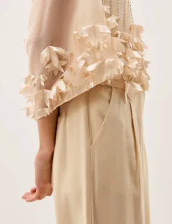 Embellished Collarless Jacket