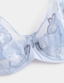 Embrace Embroidered Wired Full Cup Bra A-E