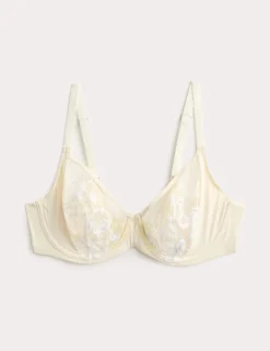 Embrace Embroidered Wired Full Cup Bra A-E