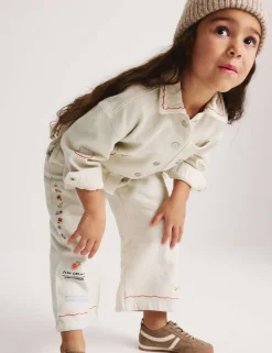 Embroidered Denim Jacket (1-8 Yrs)