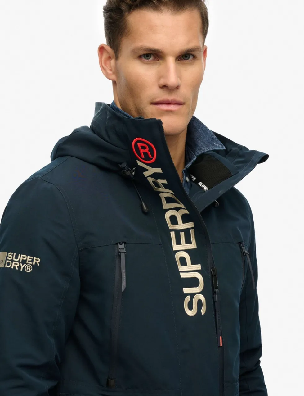 Embroidered Hooded Ultimate Windbreaker Coat
