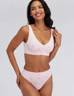 Embroidered Seamless Non Wired Bralette (A-E)