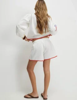 Embroidered Shorts
