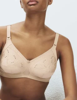 Embroidered Total Support Full Cup Bra (A-K)