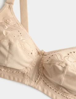 Embroidered Total Support Full Cup Bra (A-K)