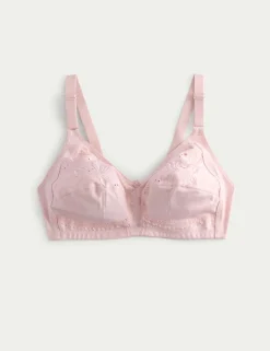Embroidered Total Support Full Cup Bra (A-K)
