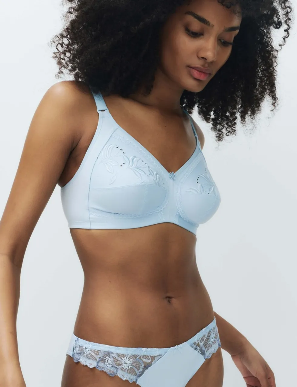 Embroidered Total Support Full Cup Bra (A-K)