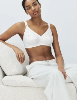 Embroidered Total Support Full Cup Bra (A-K)