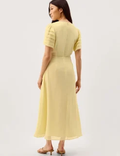 EmbroideredMidi Tea Dress