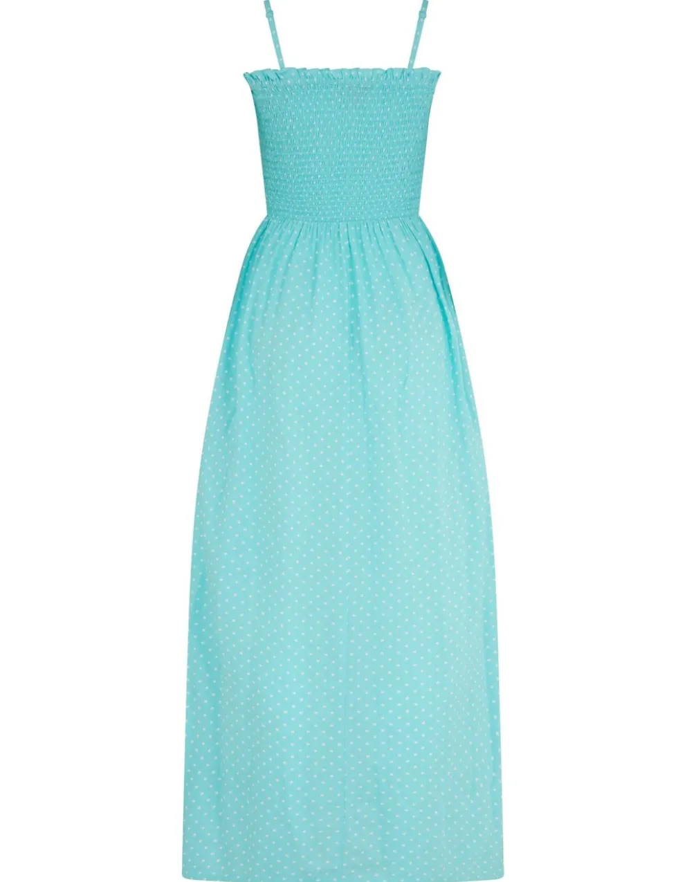 Emma Strapless Shirred Maxi Beach Dress