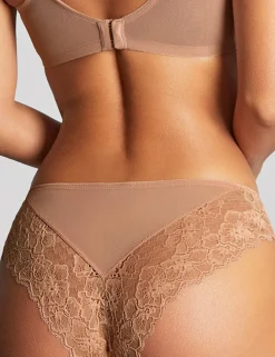 Envy Brazilian Mesh & Lace Knickers
