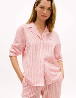 Essential Cotton Blend Striped Pyjama Top