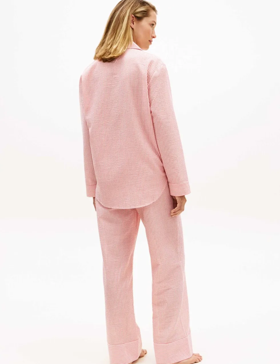 Essential Cotton Blend Striped Pyjama Top