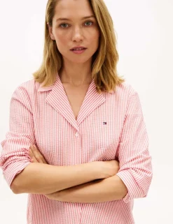 Essential Cotton Blend Striped Pyjama Top