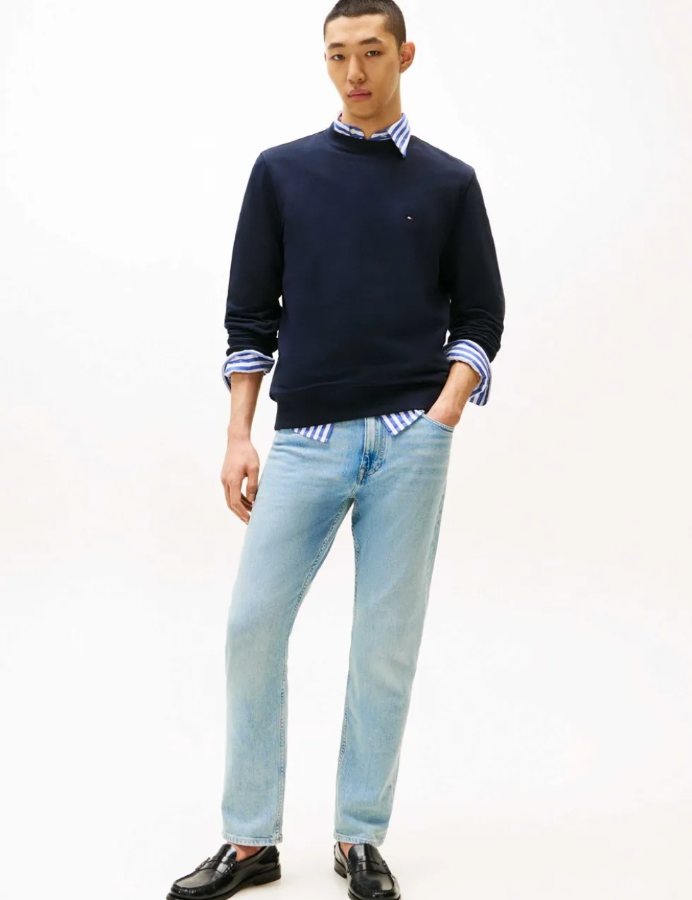 Essential Pure Cotton Crew Neck Sweatshirt