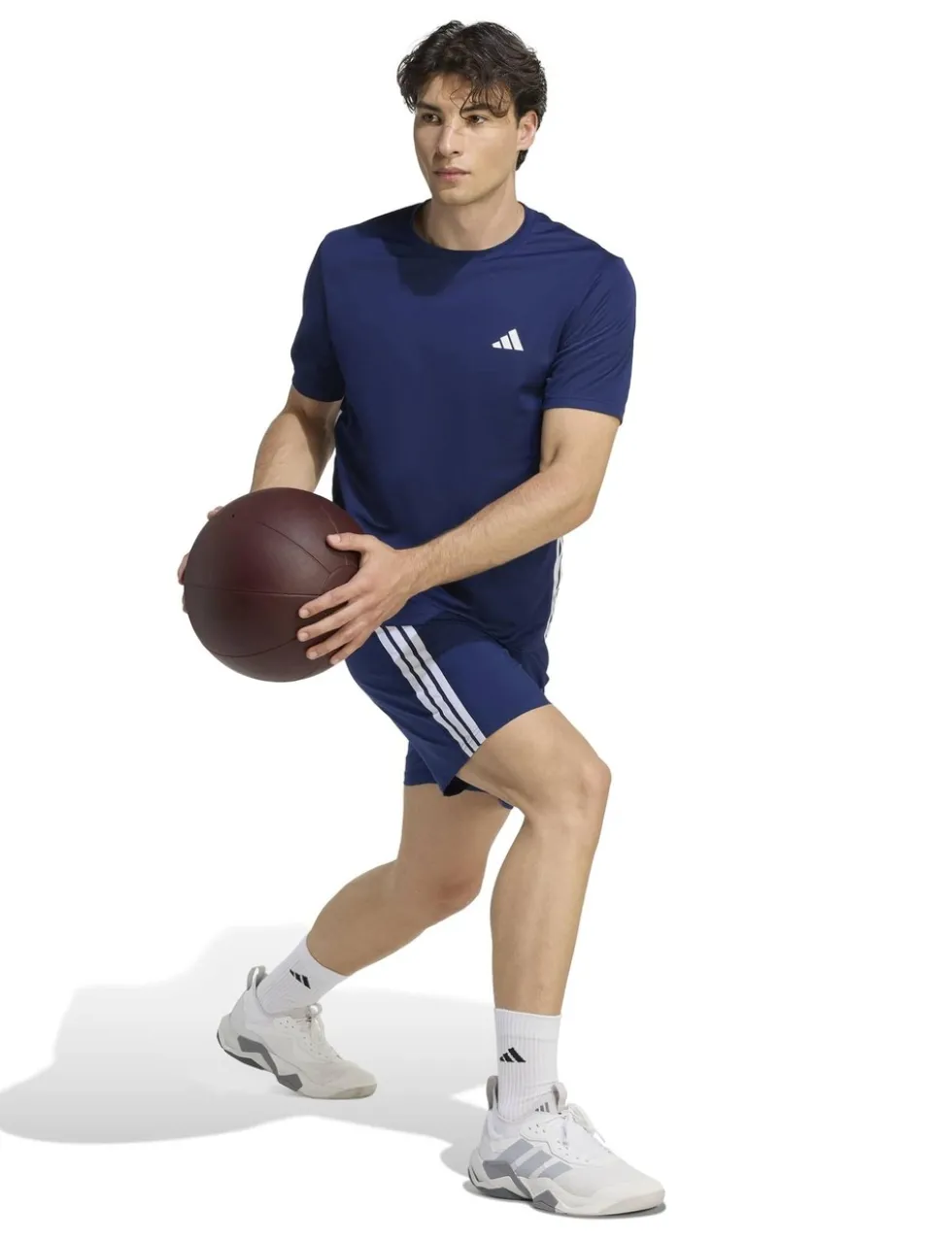 Essentials Base 3 Stripes Woven Shorts