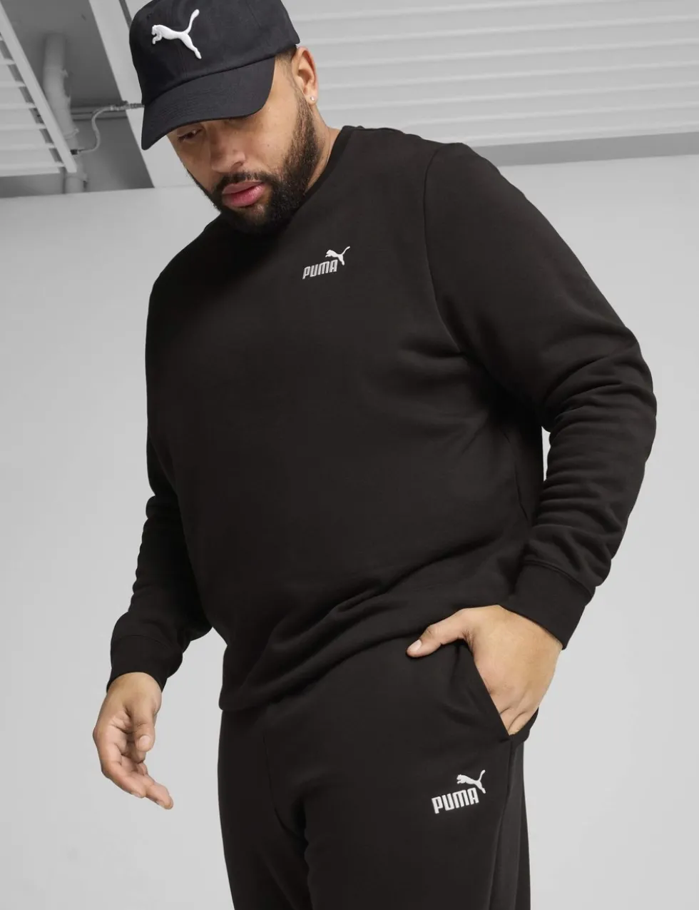 Essentials No.1 Logo Cotton Rich Training Joggers