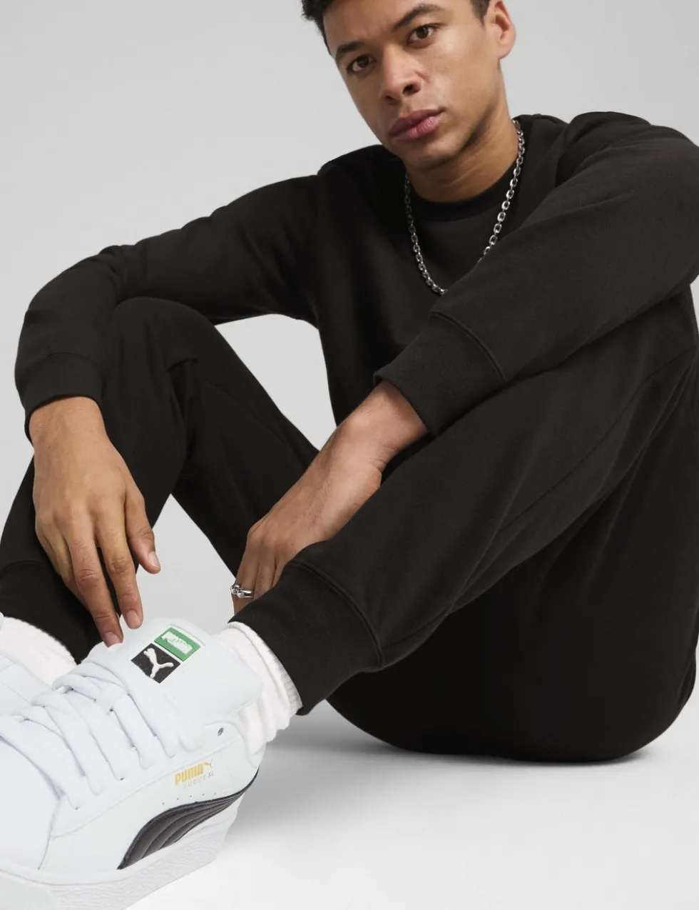 Essentials No.1 Logo Cotton Rich Training Joggers
