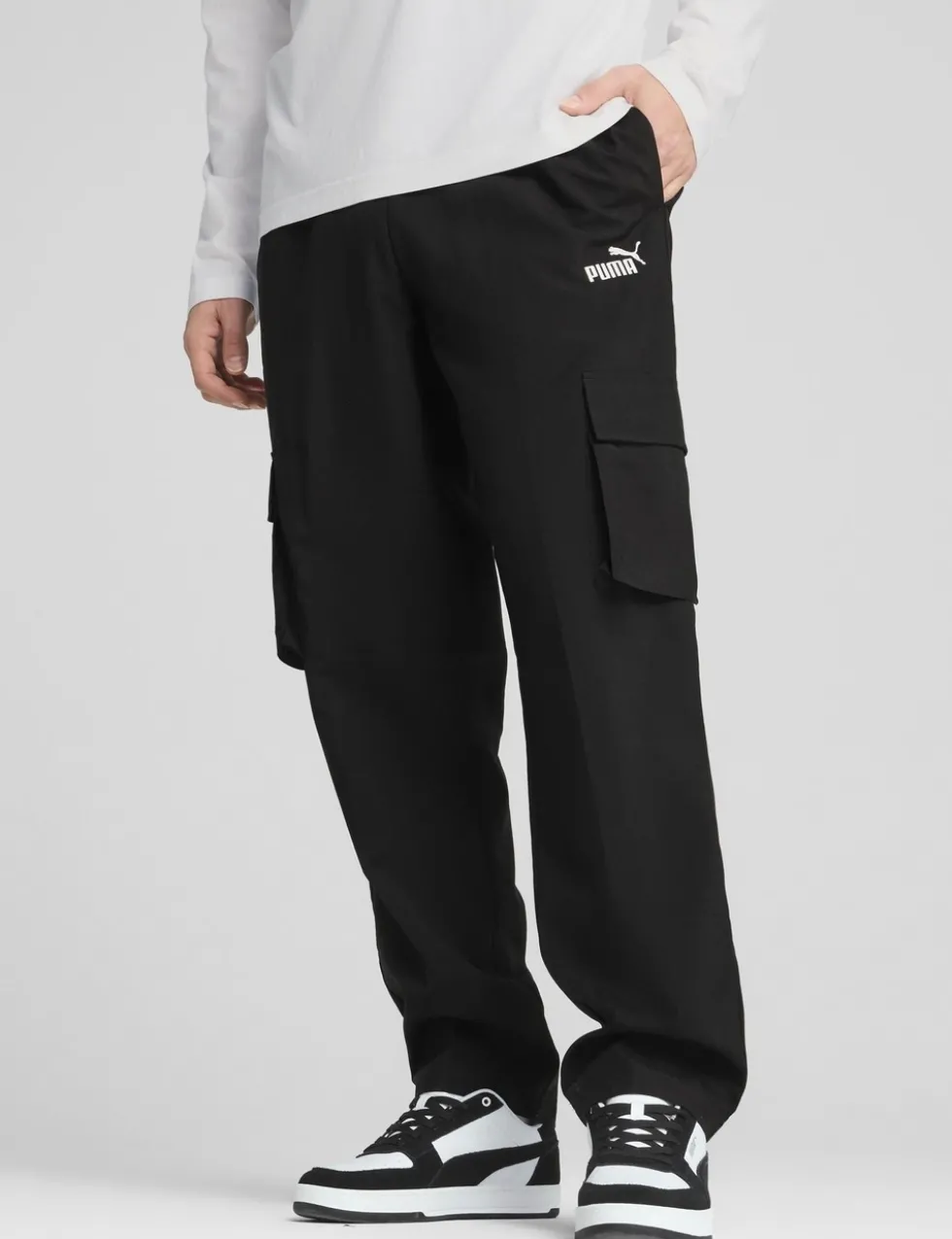 Essentials No.1 Logo Woven Cargo Joggers