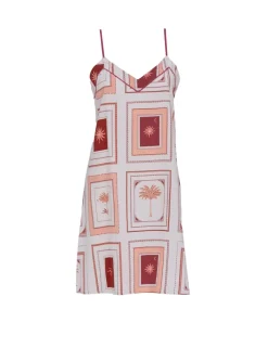 Fable And Eve Cotton Modal Postcard Print Nightdress