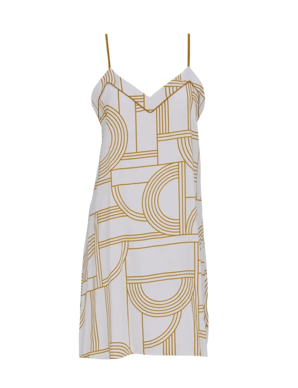 Fable and Eve Cotton Modal Geometric Strappy Nightdress