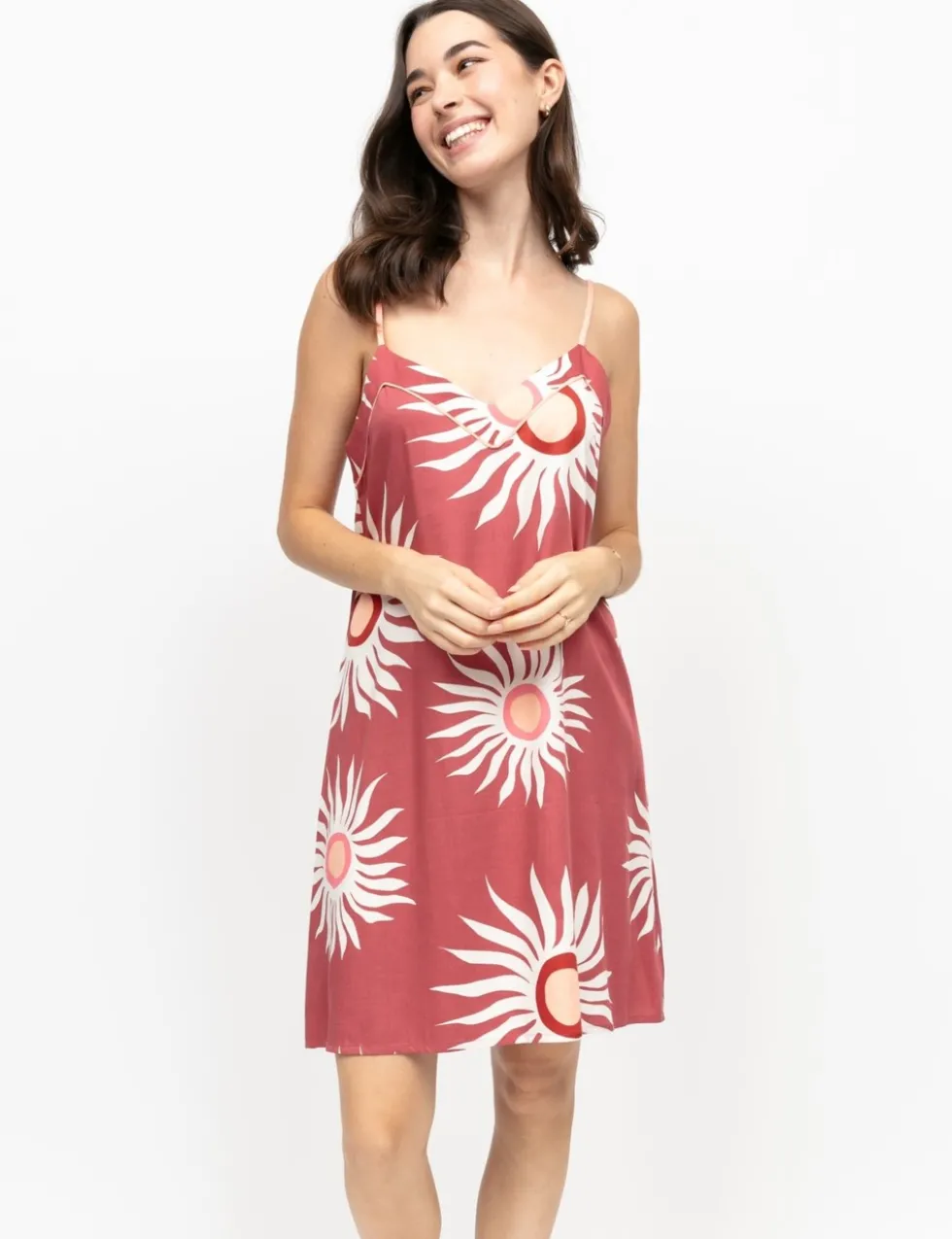 Fable And Eve Cotton Modal Sun Print Nightdress