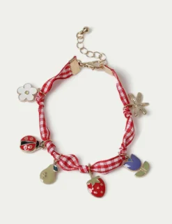 Fabric Knotted Charm Wristwear