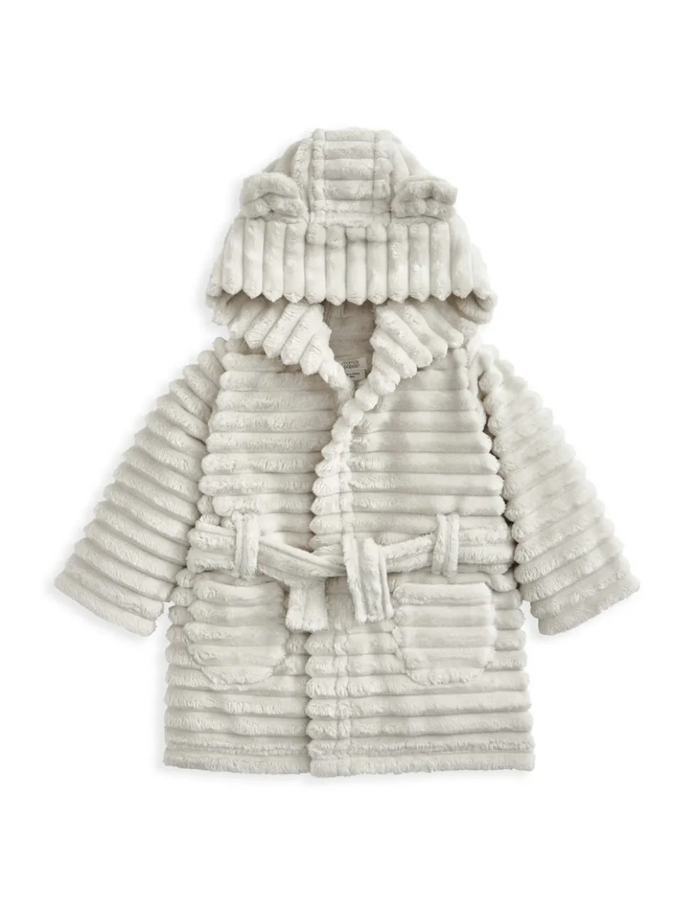 Faux Fur Bear Hooded Dressing Gown (3-36 Mths)