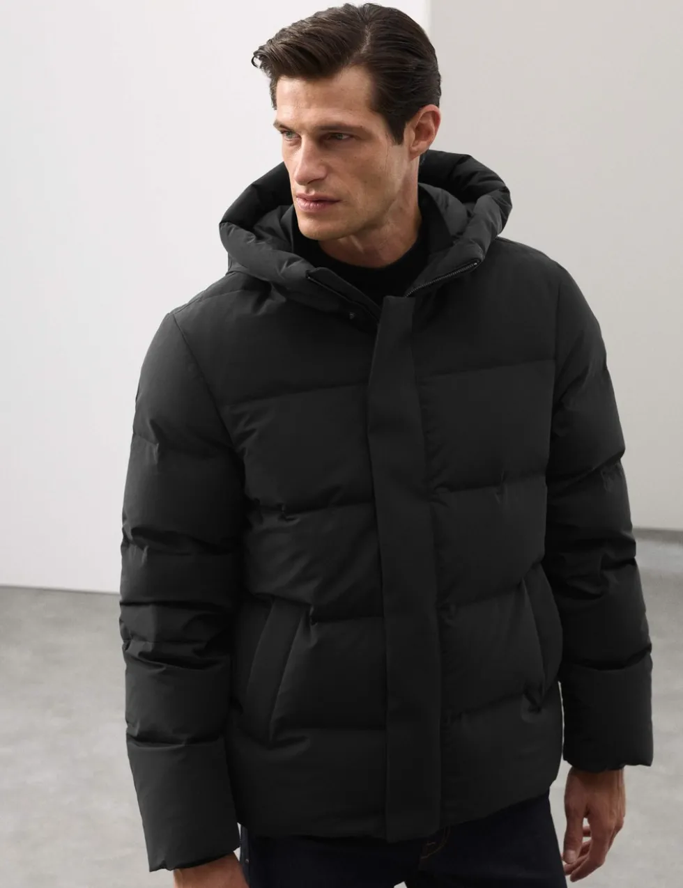 Feather & Down Puffer Jacket with Stormwear™