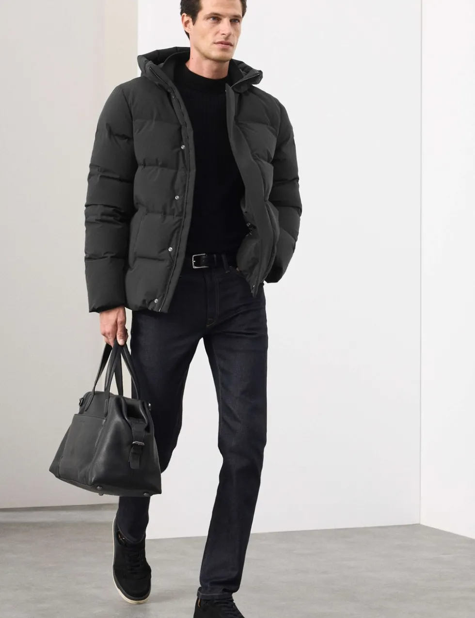 Feather & Down Puffer Jacket with Stormwear™