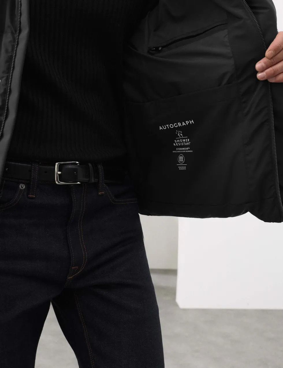 Feather & Down Puffer Jacket with Stormwear™