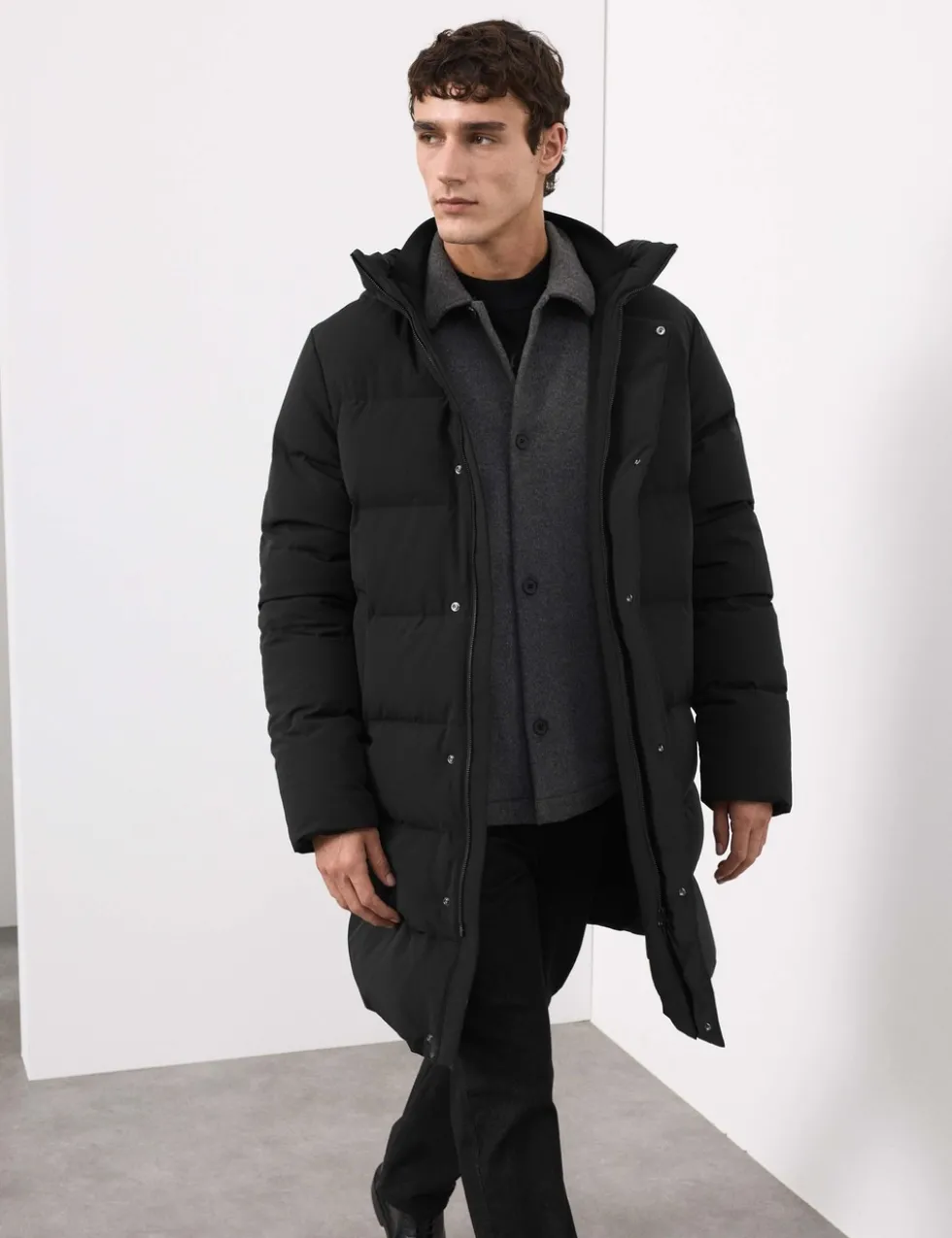 Feather and Down Puffer Jacket with Stormwear™