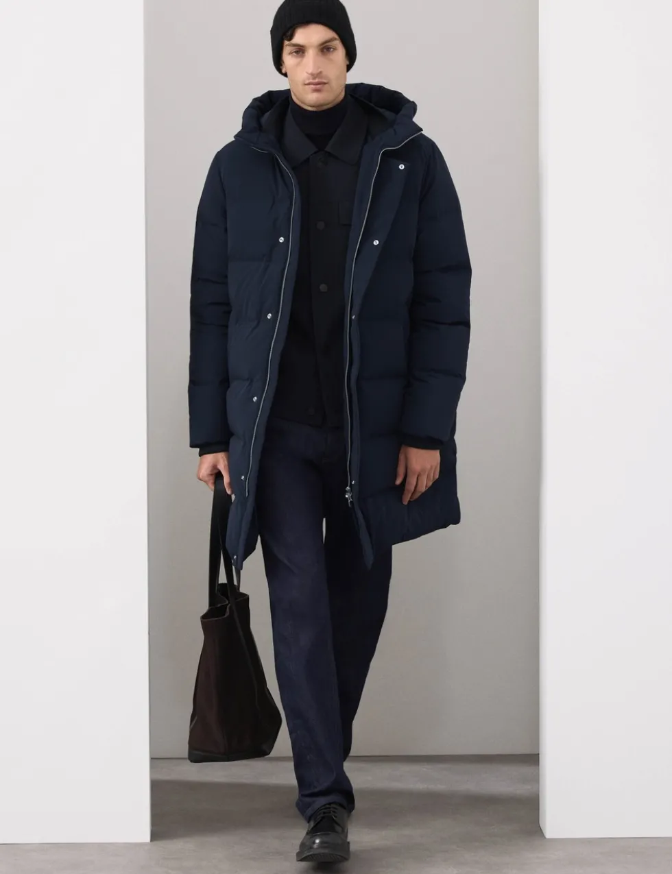 Feather and Down Puffer Jacket with Stormwear™