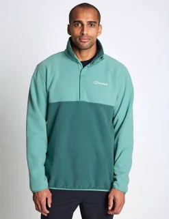 Felltop Snap Fleece Funnel Neck Sweatshirt