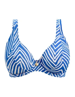 Fiji Falls Striped Wired Bikini Top (D-J)