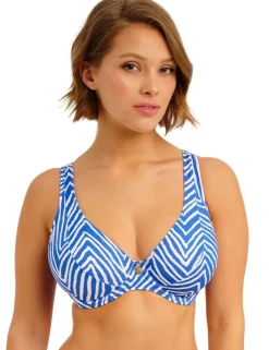 Fiji Falls Striped Wired Bikini Top (D-J)