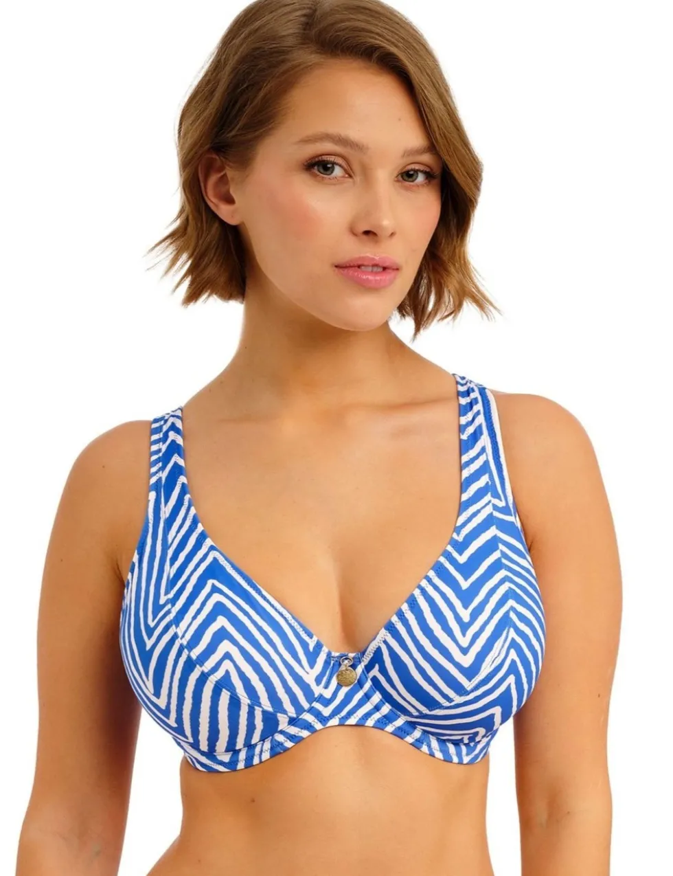 Fiji Falls Striped Wired Bikini Top (D-J)