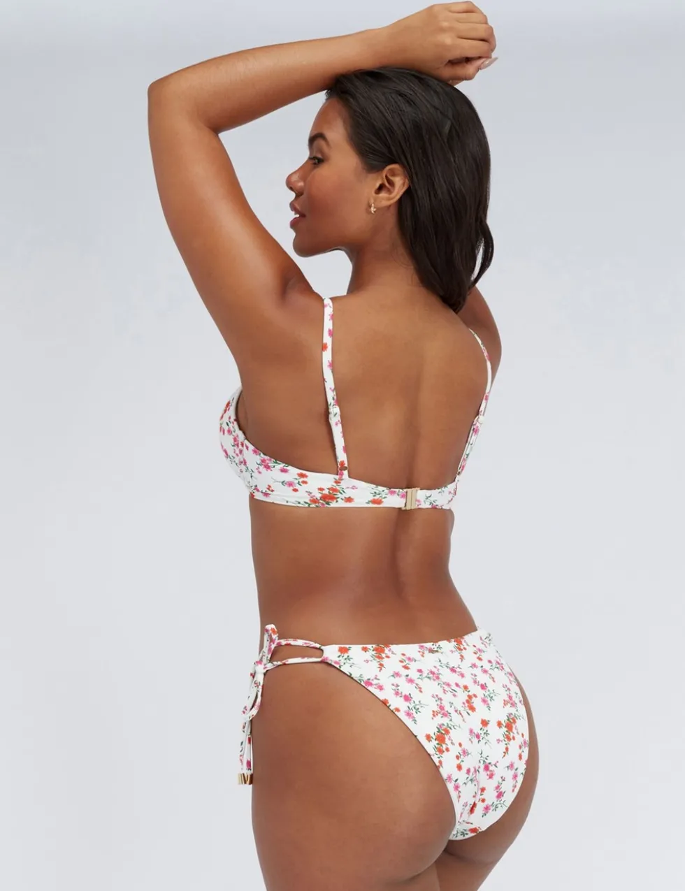 Fiji Floral String Tie Side Bikini Bottoms