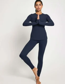 Fiona Cotton Rich Ribbed Crew Neck Top
